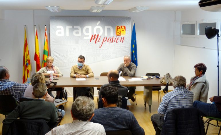 Roque Vicente destaca la importancia de Huesca en el proyecto común de Aragón y fija el objetivo de recuperar la presencia del PAR en el ayuntamiento