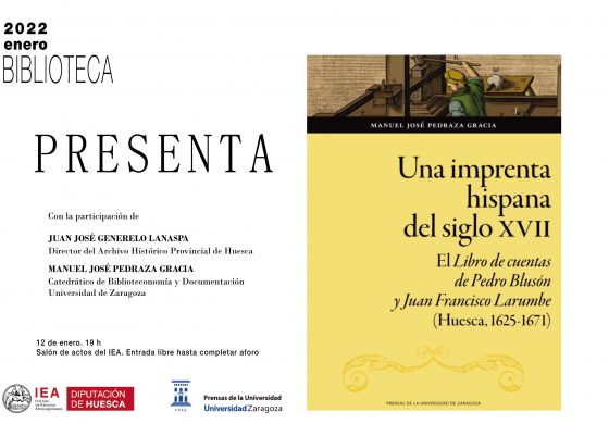 El IEA inicia Biblioteca Presenta mostrando la historia del 'Libro de cuentas de Pedro Blusón y Juan Francisco Larumbe'