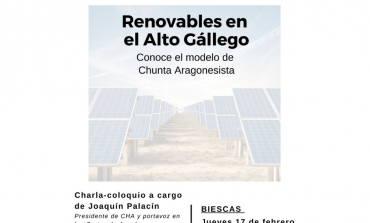 Chunta Aragonesista presenta mañana su modelo de renovables