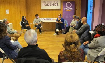 Podemos Aragón comienza en Huesca una ronda por el territorio para dar a conocer las políticas de cuidados que ha impulsado para mujeres y familias