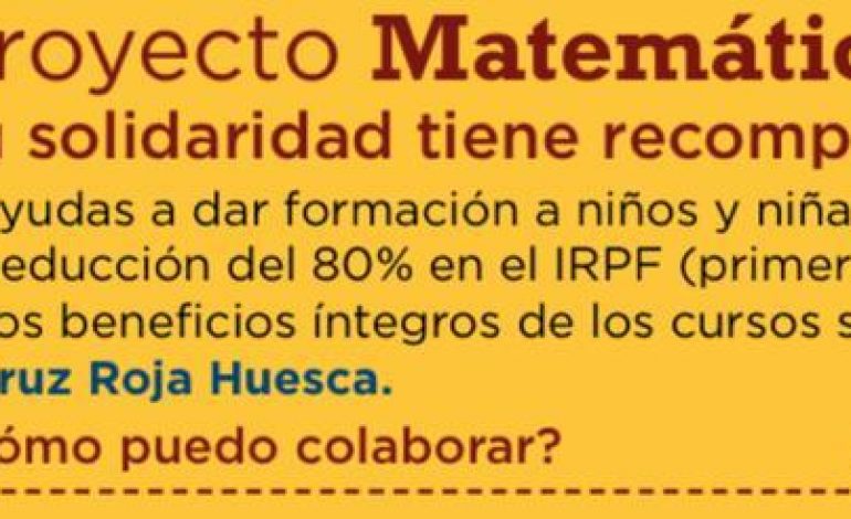 Cruz Roja Huesca ofrece apoyo educativo a pequeños y jóvenesen situación de vulnerabilidad