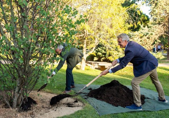 UN ÁRBOL DEL AMOR CONMEMORA EN EL PARQUE GRANDE DE ZARAGOZA LA CELEBRACIÓN DEL 48º CONGRESO NACIONAL DE PARQUES Y JARDINES PÚBLICOS