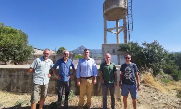 El Presidente de CHA, Joaquín Palacín, visita la localidad de Lierta en la comarca de la Hoya de Huesca/Plana de Uesca