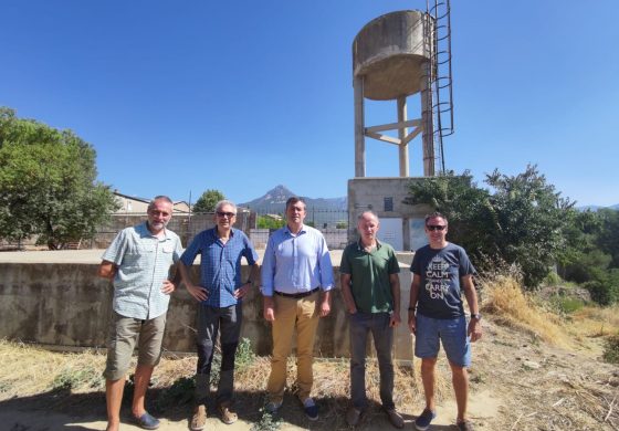 El Presidente de CHA, Joaquín Palacín, visita la localidad de Lierta en la comarca de la Hoya de Huesca/Plana de Uesca
