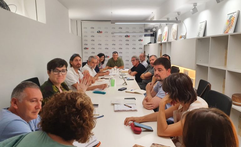 Tres prioridades del Consello Nazional de CHA para el nuevo curso político