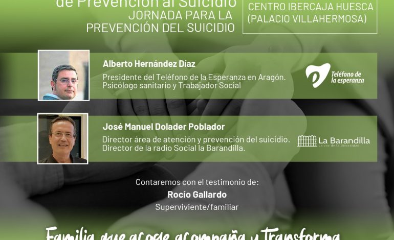 Cruz Blanca presenta el programa de su jornada para la prevención del suicidio