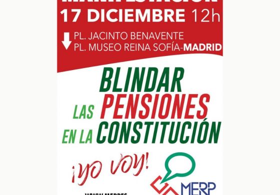 La Juventud de Unificación Comunista de España apoya la manifestación por las pensiones