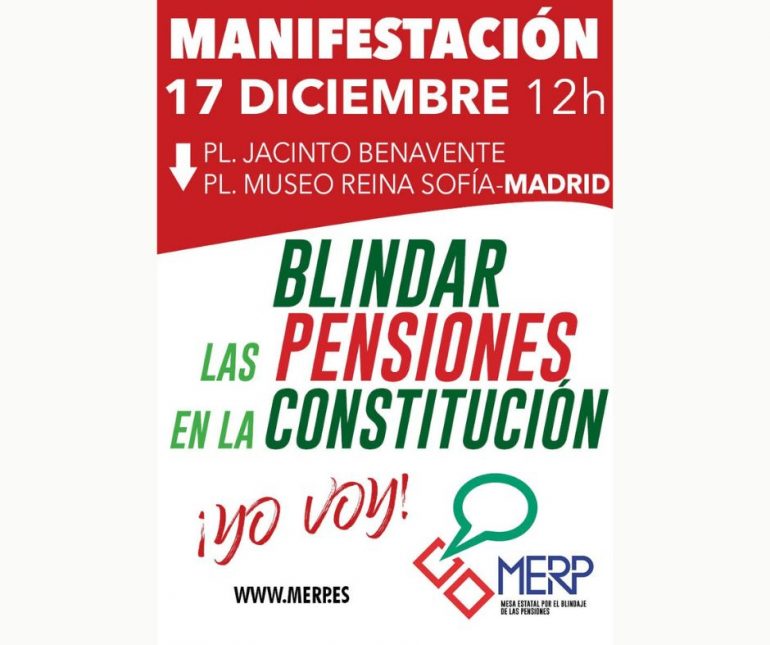 La Juventud de Unificación Comunista de España apoya la manifestación por las pensiones