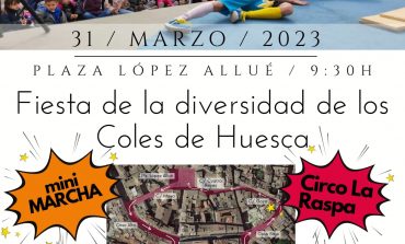 La Mini Marcha ASPACE Huesca batirá récords hoy con más de 3.000 escolares y profesores en el centro de la ciudad