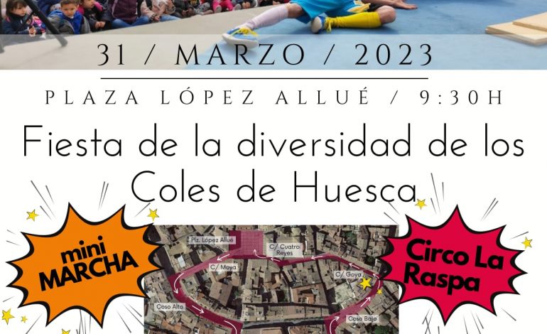 La Mini Marcha ASPACE Huesca batirá récords hoy con más de 3.000 escolares y profesores en el centro de la ciudad