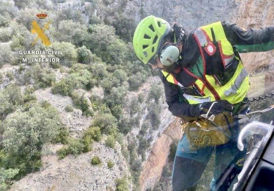 Barranquista fallecido en el barranco La Peonera Superior de Bierge