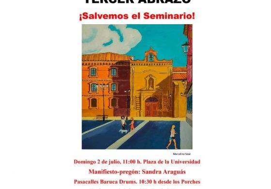 Tercer abrazo al judicializado Seminario de Huesca