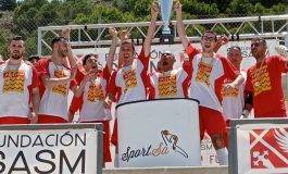 La selección aragonesa campeona de España de fútbol 7 pro salud mental