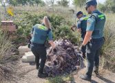 La Guardia Civil detiene a dos personas por robo de cable de cobre