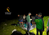 Rescate nocturno campamento con menores en Batisielles