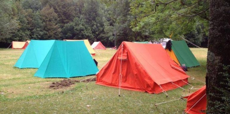 Récord de participación en las acampadas y colonias de verano notificadas en Aragón