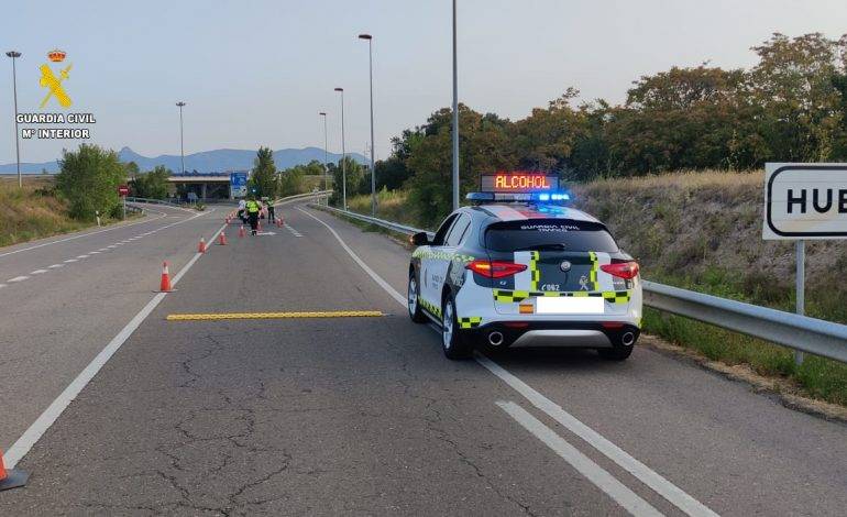 La Guardia Civil de Huesca realiza 7.150 pruebas de alcoholemia y 51 de detección de drogas en los distintos dispositivos realizados durante de las Fiestas Patronales “San Lorenzo 2023”