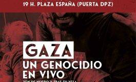 Álvaro Sanz (IU Aragón): “No asistamos pasivamente al genocidio del pueblo palestino, ¡movilicémonos!”