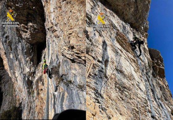 La Guardia Civil de Boltaña recoge un huevo de Quebrantahuesos en el Pirineo Aragonés