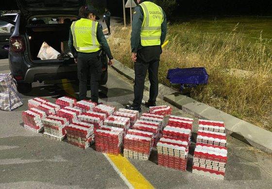 Incautan 2.240 cajetillas de tabaco en Sabiñánigo