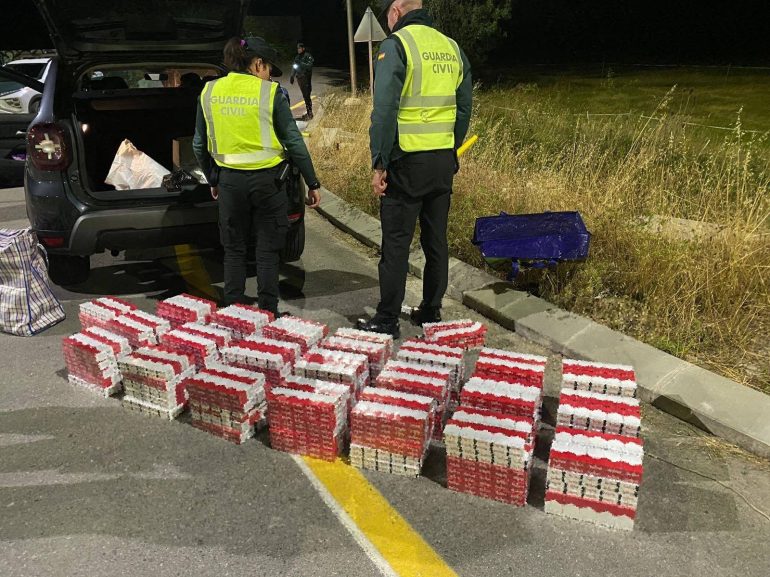 Incautan 2.240 cajetillas de tabaco en Sabiñánigo