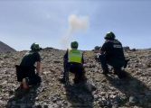 Detonación de una granada de la Guerra Civil en Bielsa