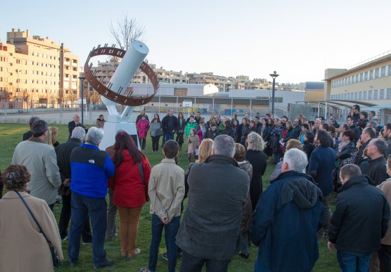 Huesca ya cuenta con el primer reloj de Sol ‘cromosómico’ del Mundo como agradecimiento a los 25 años de apoyo a la Asociación Down