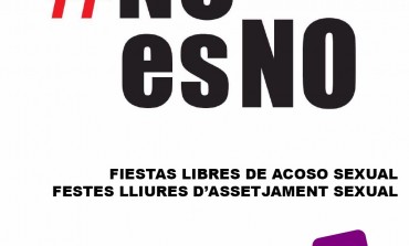IU Fraga lanza la campaña contra el acoso sexual 'No es no' con motivo de las fiestas del Pilar