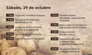 V FERIA DE LA PATATA DE CHIA, 29 DE OCTUBRE