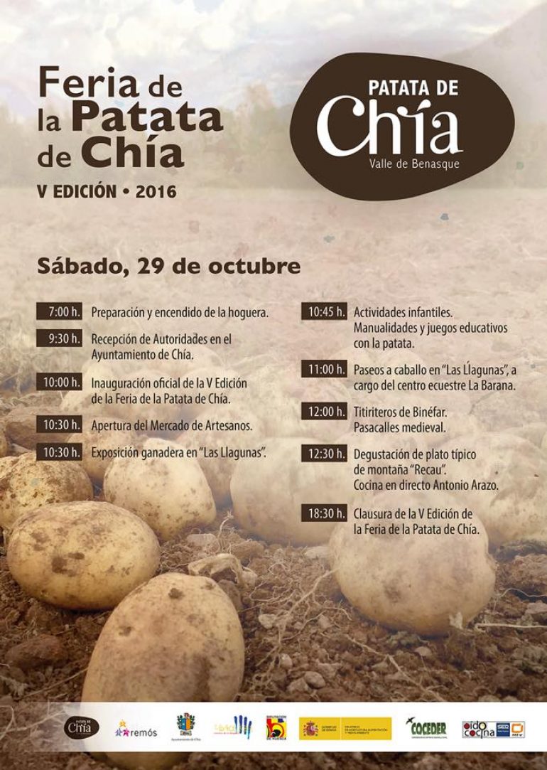 V FERIA DE LA PATATA DE CHIA, 29 DE OCTUBRE