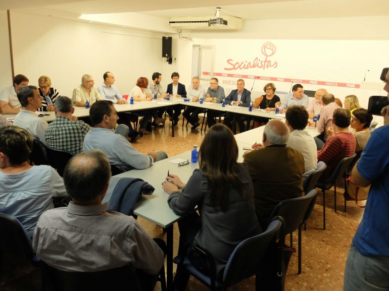 Apoyo total de los socialistas del Alto Aragón a la comisión gestora del PSOE