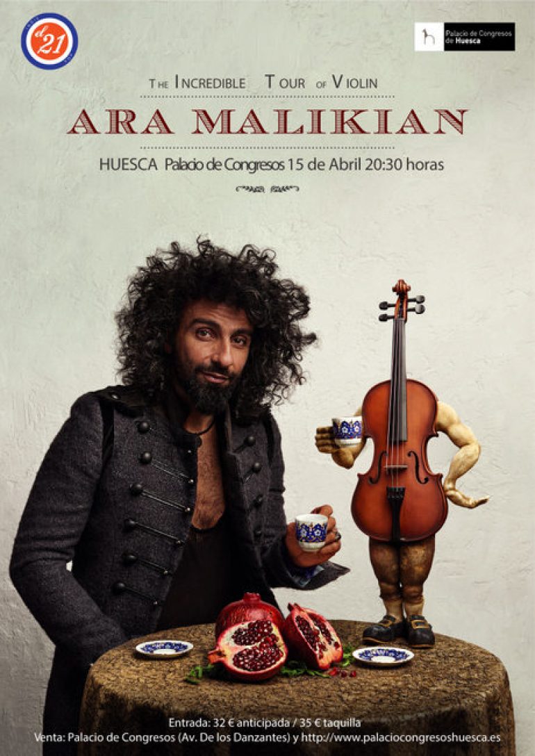 Ara Malikian presenta «La increíble gira de Violín»