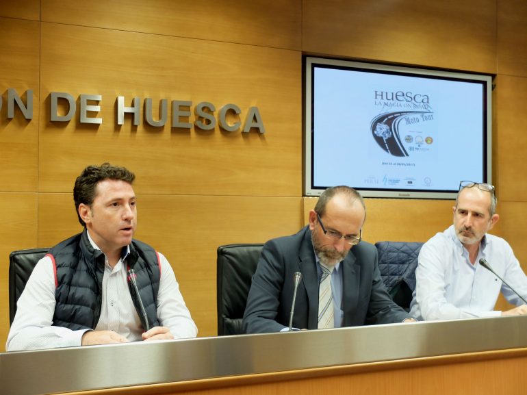 Más de 75 inscritos españoles y europeos en el Moto Tour que recorrerá la provincia de Huesca