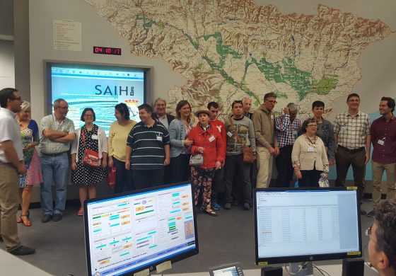 Atades Huesca expone en la sede de la CHE