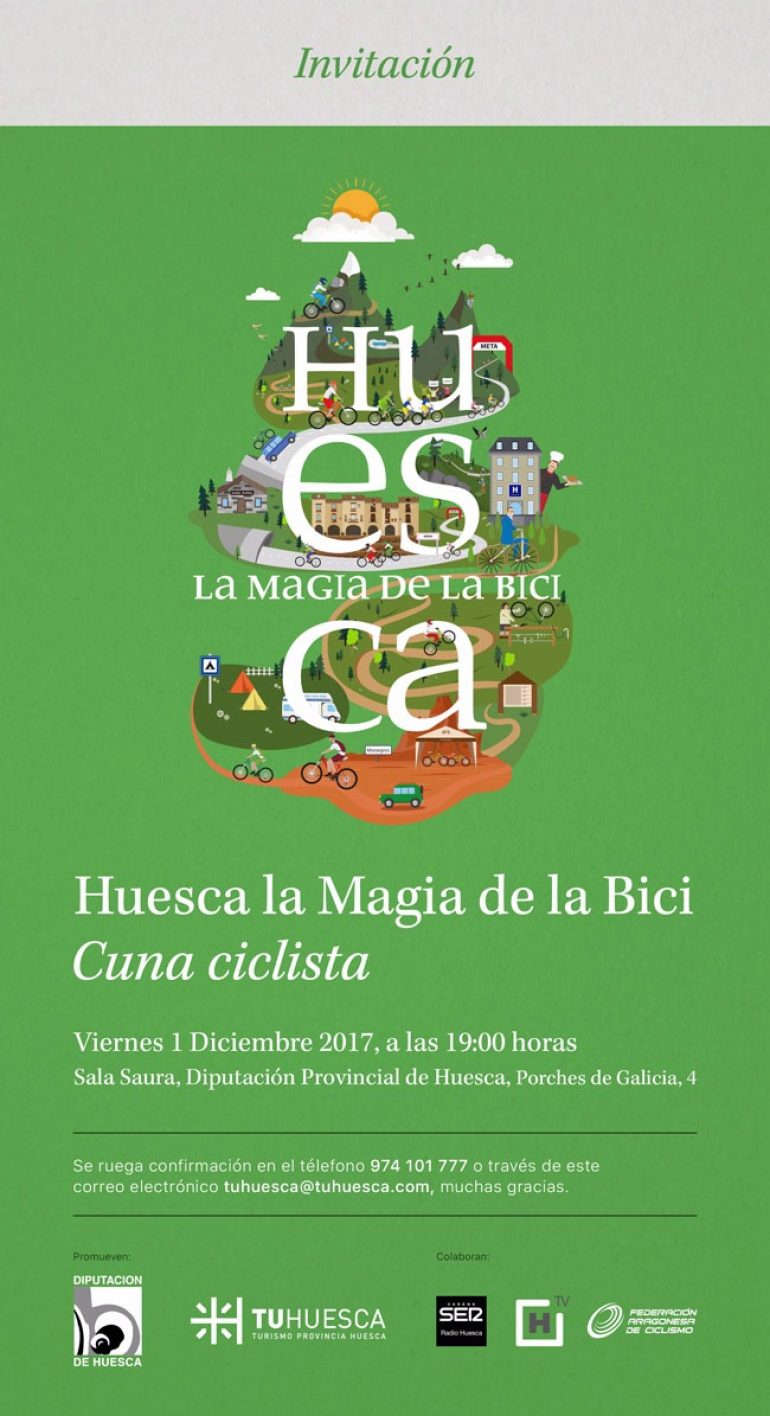 El sector del ciclismo en la provincia se reivindica como cuna ciclista en el evento Huesca la Magia de la Bici