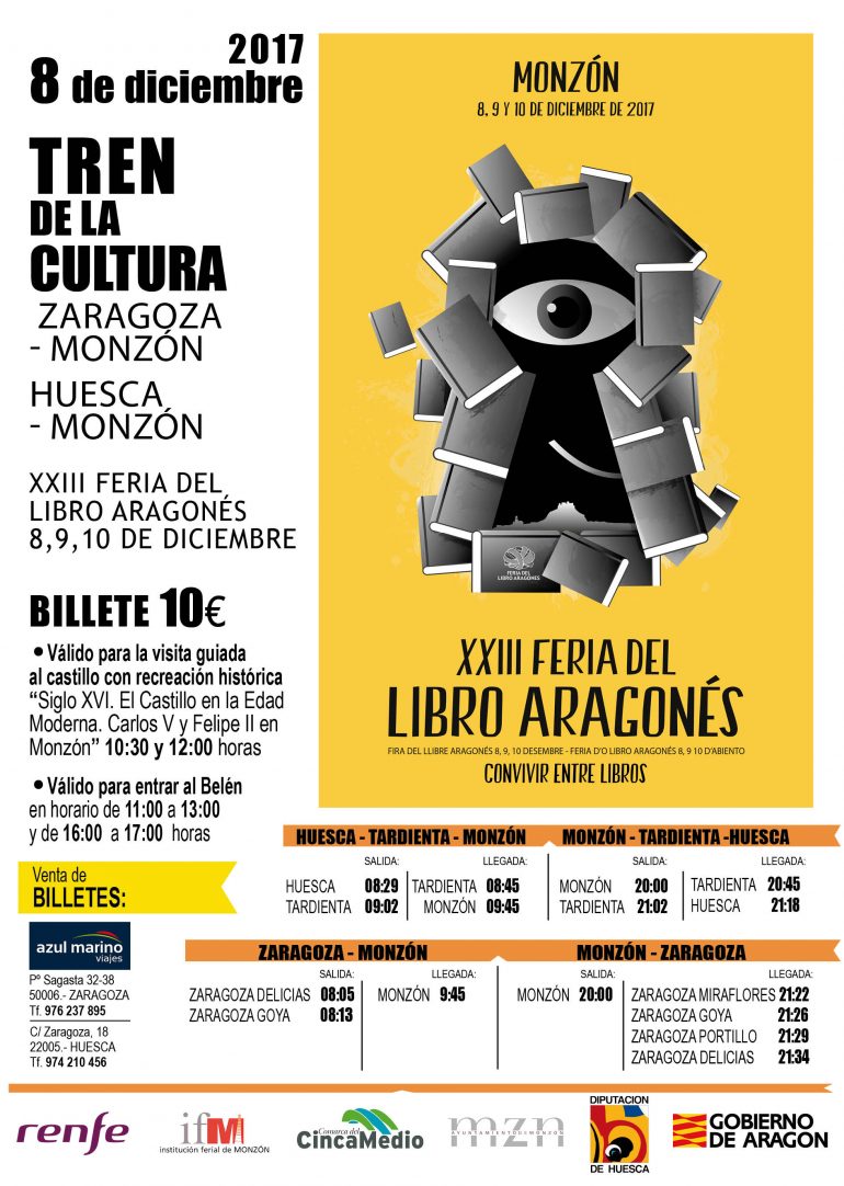 XXIII FLA: 33 editoriales, 80 libros a escena, 120 escritores en vivo, dos trenes culturales, Luz Gabás, La Ronda de Boltaña…
