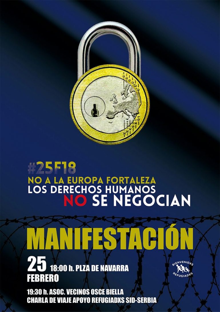 Huesca y otras 20 ciudades se movilizan para exigir el cumplimiento de los Derechos Humanos para las personas refugiadas