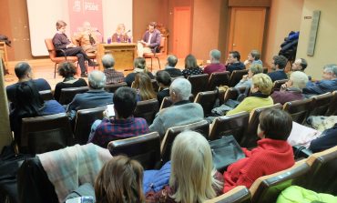 Los socialistas muestran su compromiso con el sistema público de pensiones en un acto del  PSOE Huesca