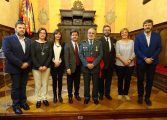 El alcalde de Huesca, Luis Felipe, preside la celebración de la fiesta de la Policía Local