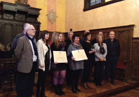 Elena Gusano Galindo y el CRA Alta Ribagorza recogen los premios Pedro Lafuente de Huesca