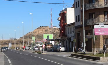 Mejora de la luminaria de un tramo de la avenida de Fonz en Monzón