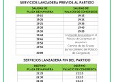 Servicio especial de autobuses con motivo del partido entre la SD Huesca y el R.C. Celta de Vigo