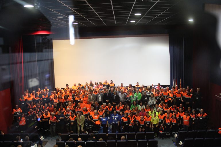 Más de 300 personas participan en el XIX Congreso de la Red de Agrupaciones de Voluntarios de Protección Civil de Aragón celebrado en Sariñena