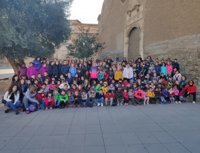 Más de 180 escolares participan en el encuentro del CRA El Trébol de San Esteban de Litera