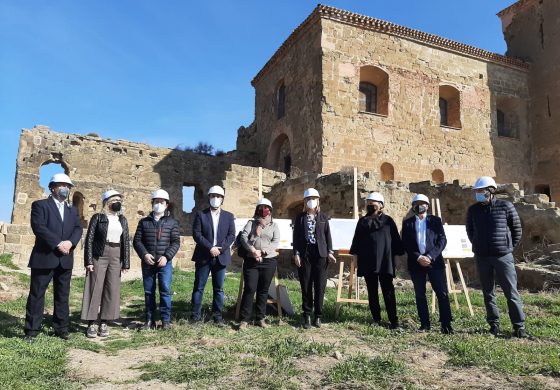 Pilar Alegría: “La restauración situará al castillo de Montearagón como un referente  patrimonial y turístico de la Comunidad”
