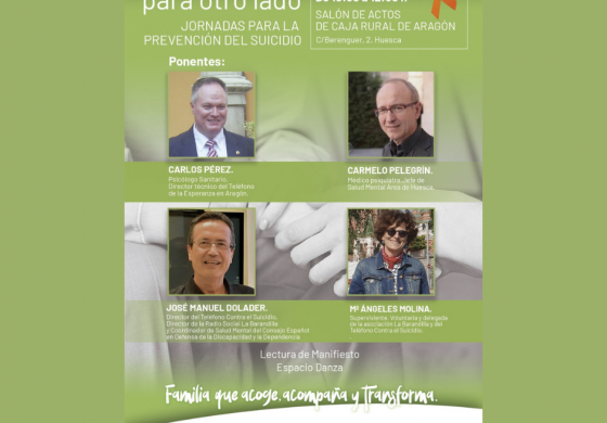 “No mires para otro lado”, la jornada organizada por Cruz Blanca que pone el foco en la prevención del suicidio y en el cuidado por la salud mental
