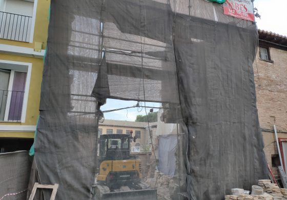 La Plataforma para la Defensa del Patrimonio de Huesca exige responsabilidades por el derrumbe de la calle San Jorge