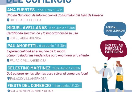 Comienza la semana del comercio 2022 en Huesca
