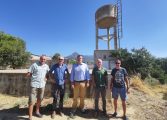 El Presidente de CHA, Joaquín Palacín, visita la localidad de Lierta en la comarca de la Hoya de Huesca/Plana de Uesca