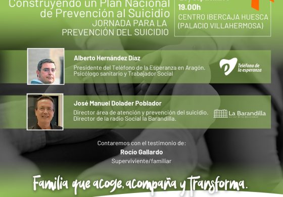 Cruz Blanca presenta el programa de su jornada para la prevención del suicidio